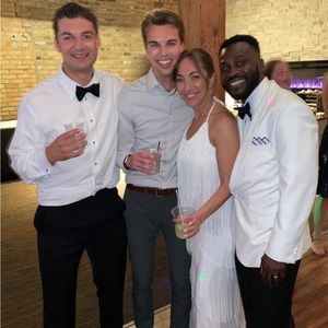 Tassle dress worn once for reception